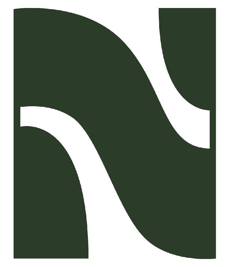 Ícone Cangote — marca N, verde