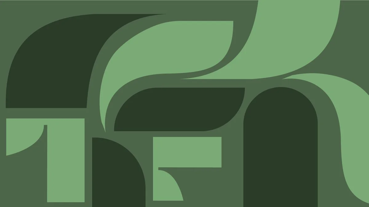 Padrão gráfico Cangote — versão verde