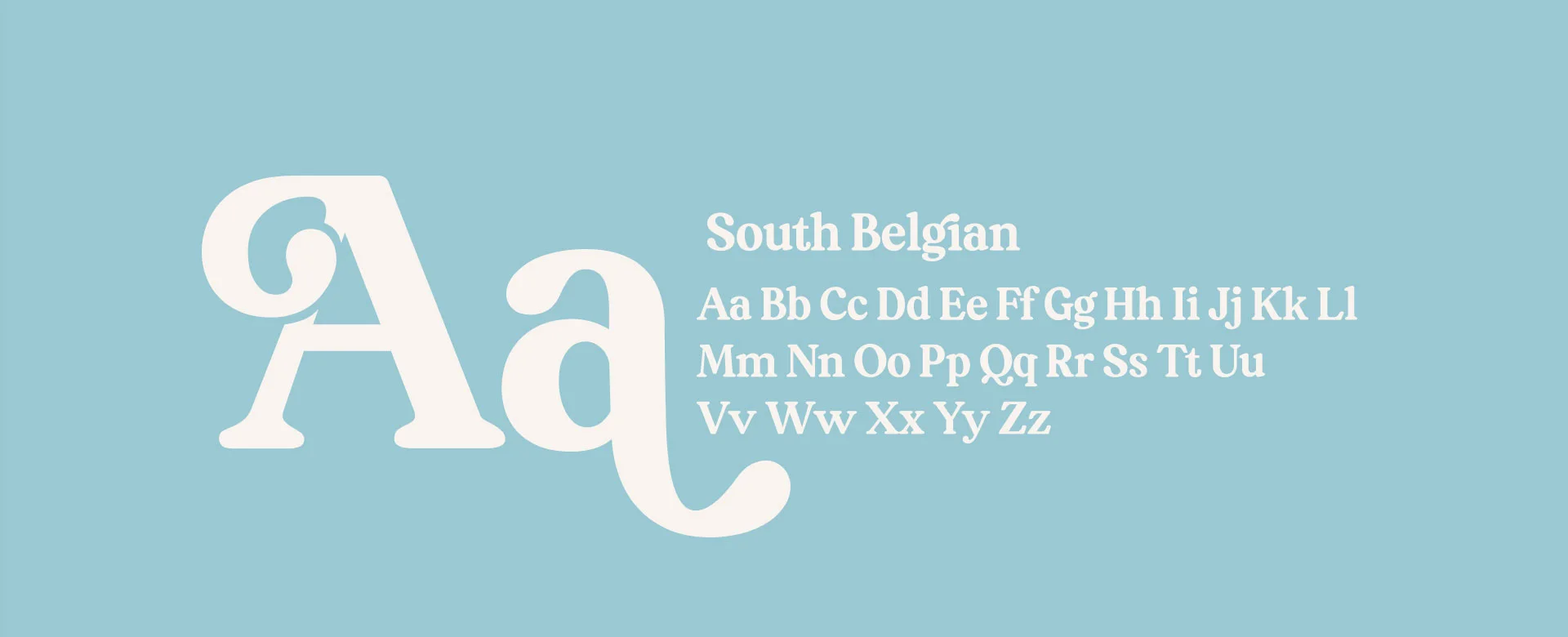 Tipografia South Belgian